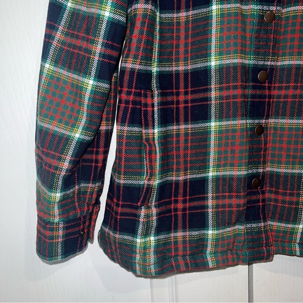 Duluth Trading Company Flapjack Plaid Flannel lined jacket - Picture 2 of 10
